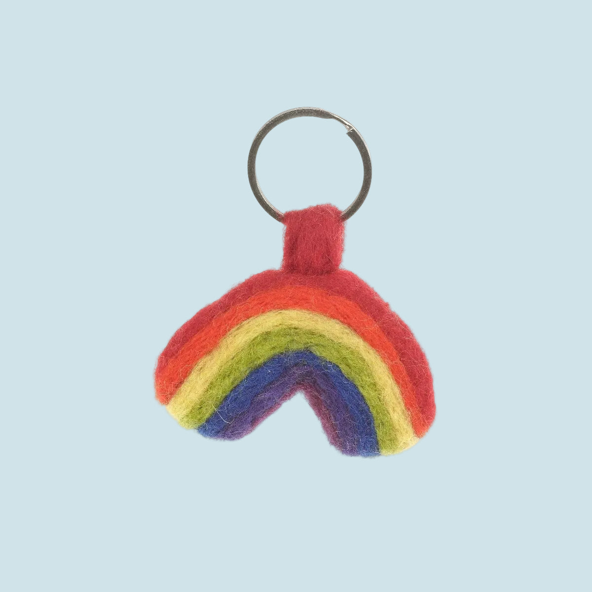 Felt Rainbow Keyring - AKRAK - Uneeka