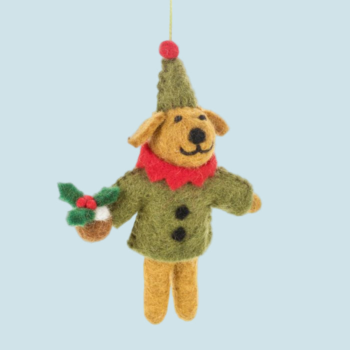 Felt Santa's Helper Bernard - CCBERTD - Uneeka