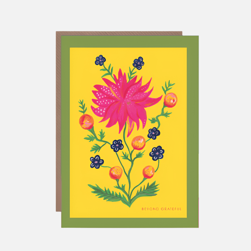 Beyond Grateful Greetings Card - HCWB424 - Uneeka