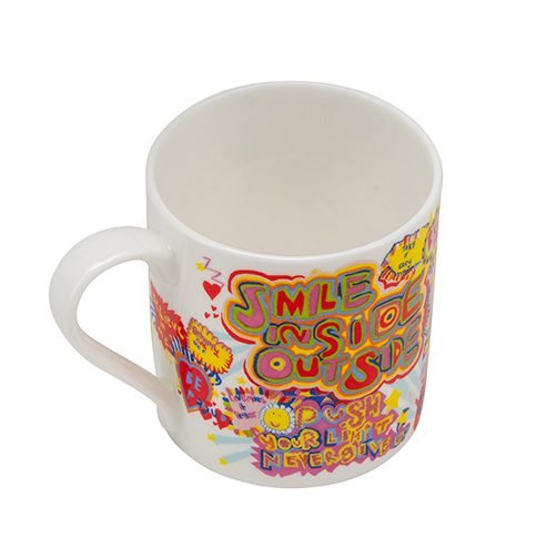 Full Of Joy Fine Bone China Mug - MUG038 - Uneeka