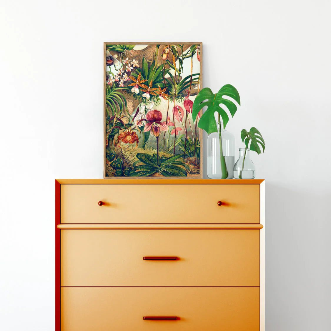 Jungle Orchids Framed Print - OFG 50x70 2923 - Uneeka