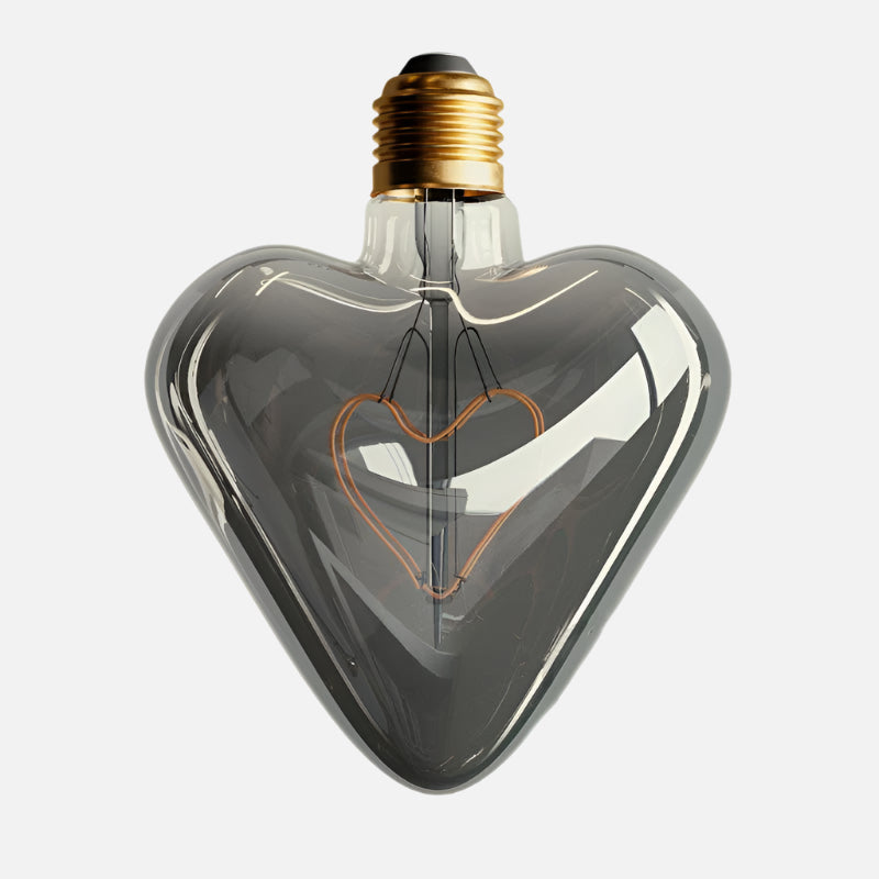 LED Heart Light Bulb - 5W E27 Dimmable - CBL700184 - Uneeka