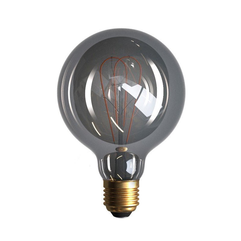 LED Light Bulb - Globe G95 Curved Double Loop Filament - 5W E27 Dimmable - DL700180 - Uneeka