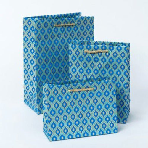 Lotus Eyes Gift Bag - GBG4021 - SMALLBLUE - Uneeka