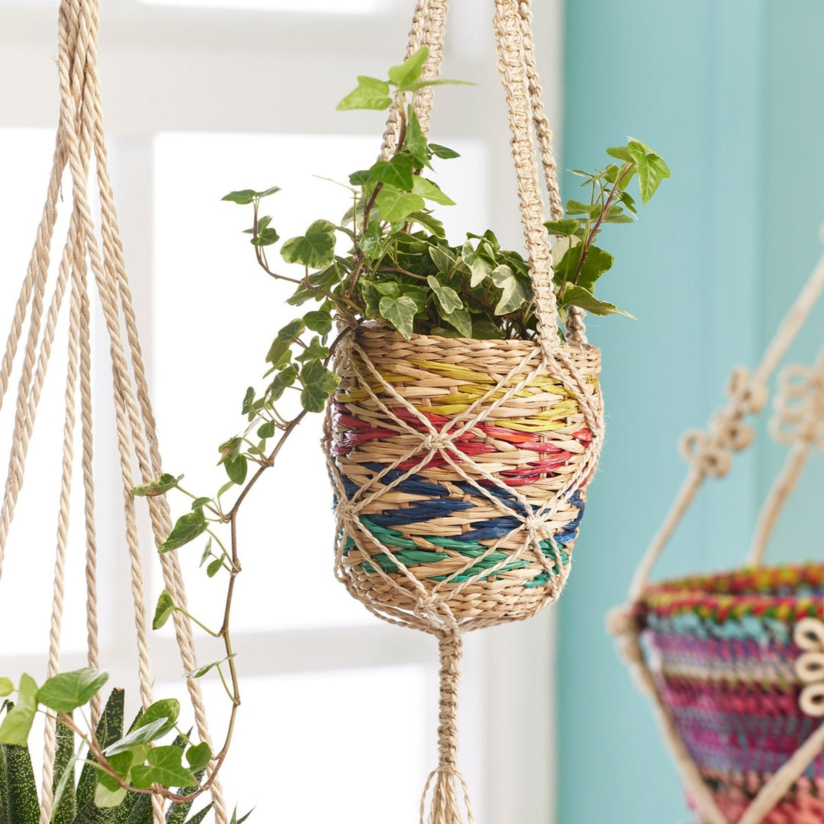 Macrame Jute Rope Plant Hanger - PH1 - Uneeka