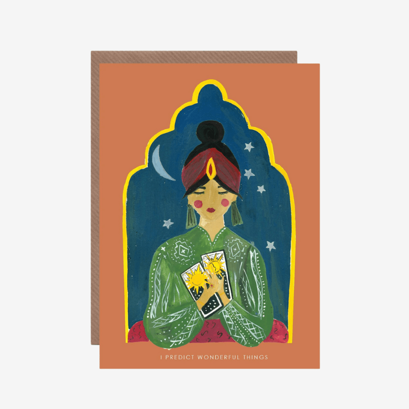 Magical Fortune Teller Greetings Card - HCWB118 - Uneeka