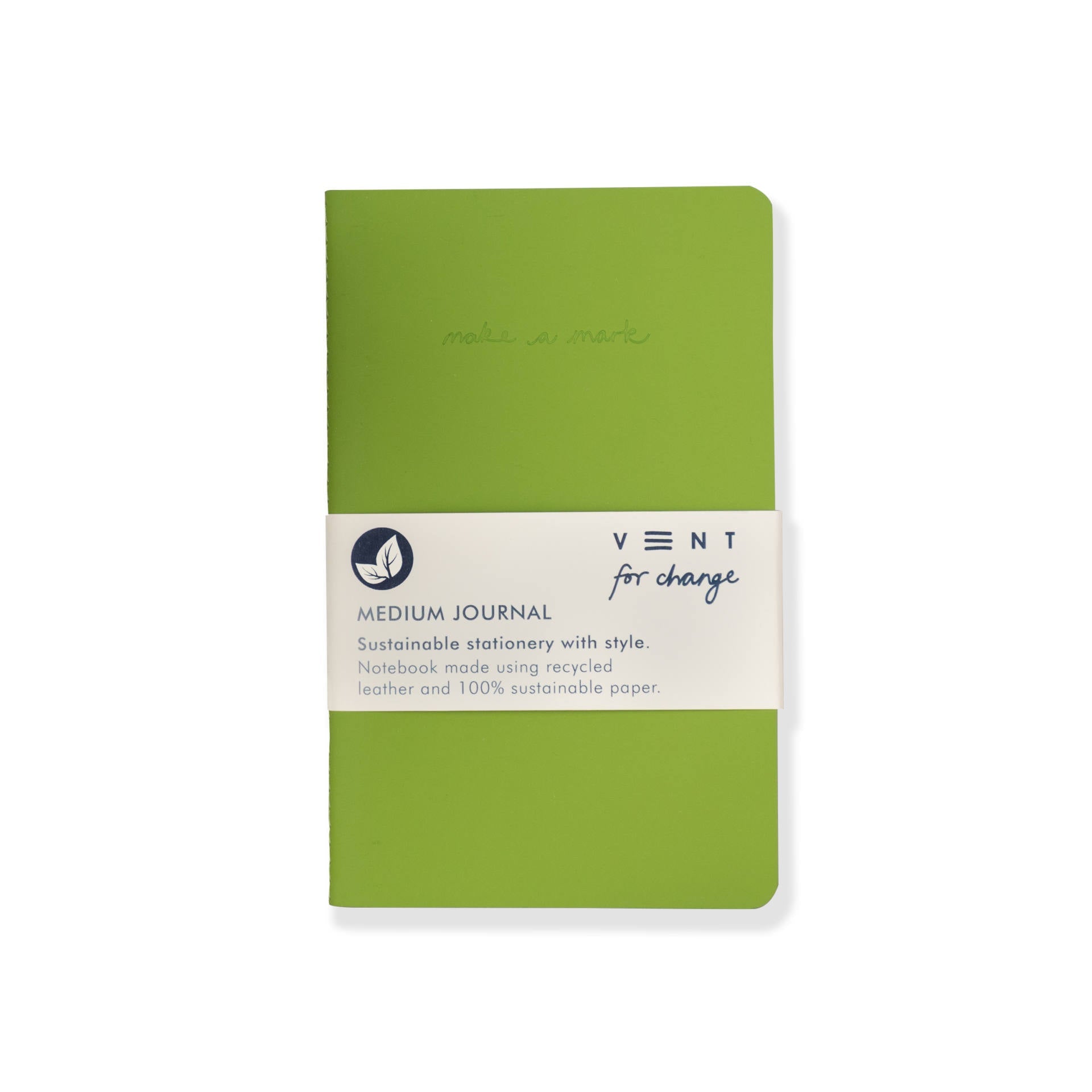 Make a Mark' A5 Medium Leather Notebook - 101 - Uneeka