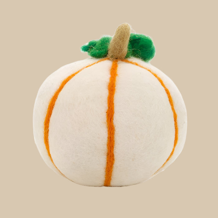 Medium Felt Pumpkins - ANHMP - WHITE - Uneeka