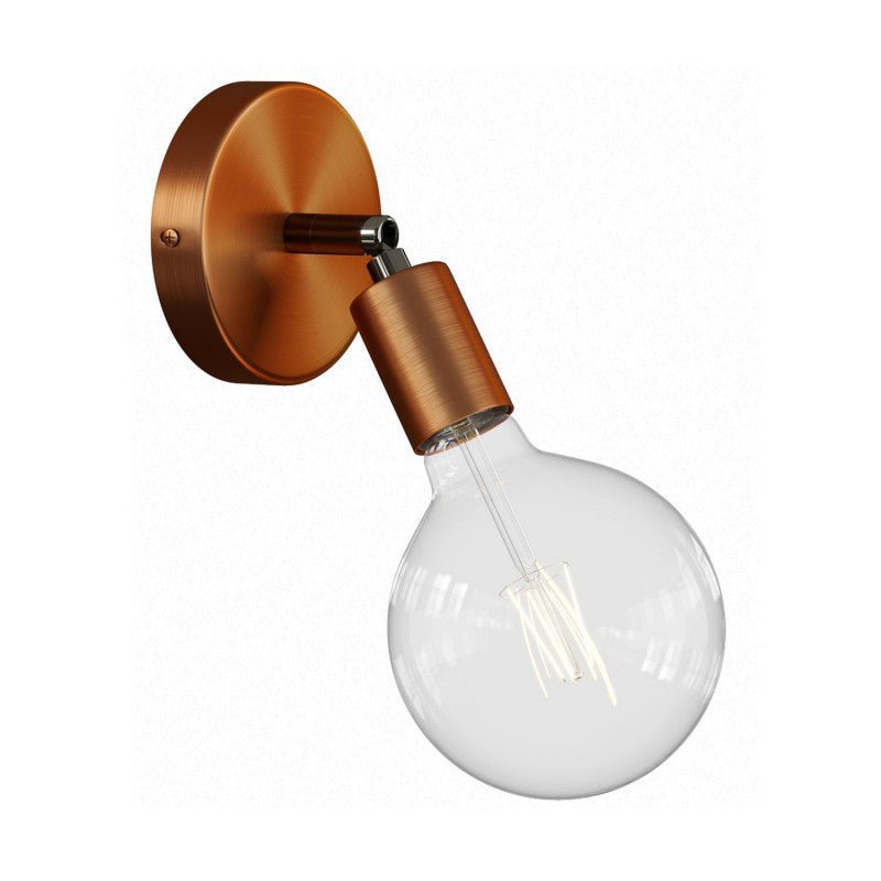Metal 90° Adjustable Wall Light - APM2BRTBS1BR - Uneeka