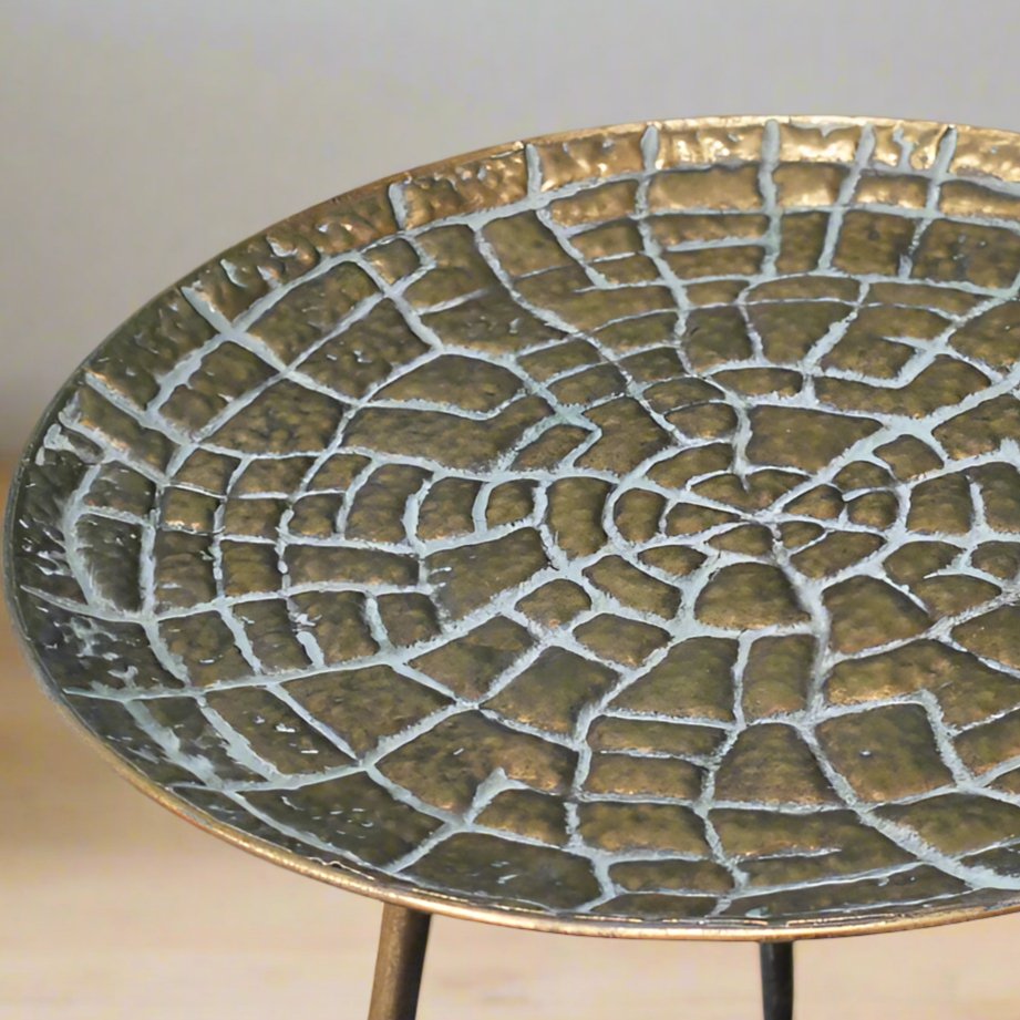 Metal Web Side Table - 7875 - Uneeka