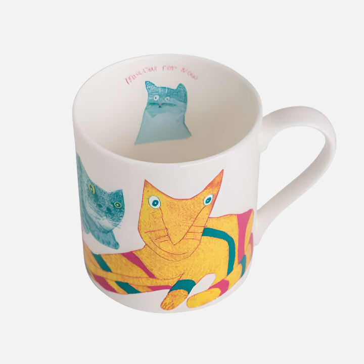 Miaow For Now Fine Bone China Mug - MUG036 - Uneeka