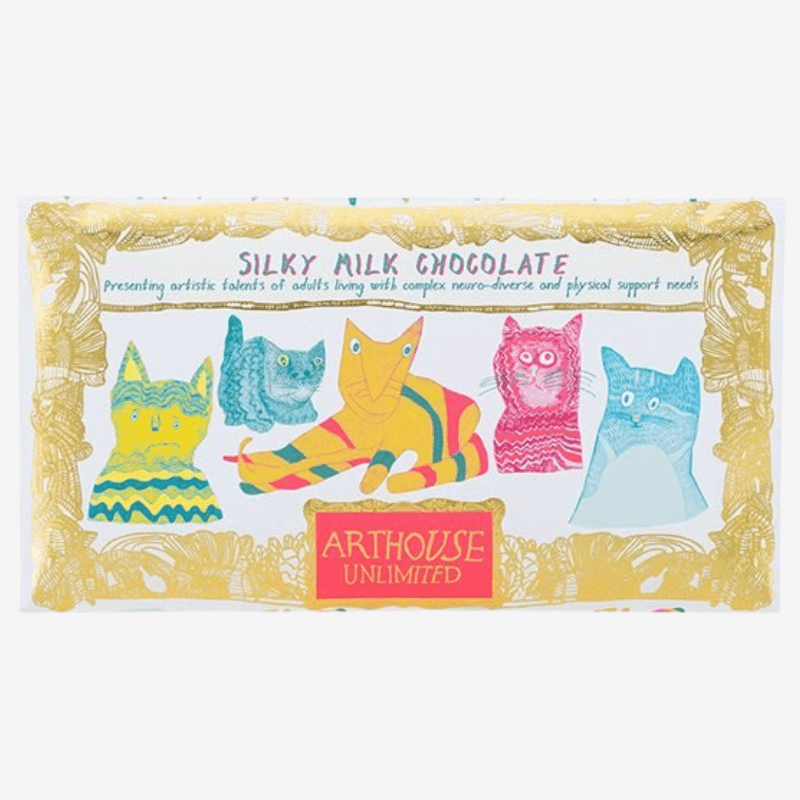Miaow for Now Silky Milk Chocolate Bar - CHOC054 - Uneeka