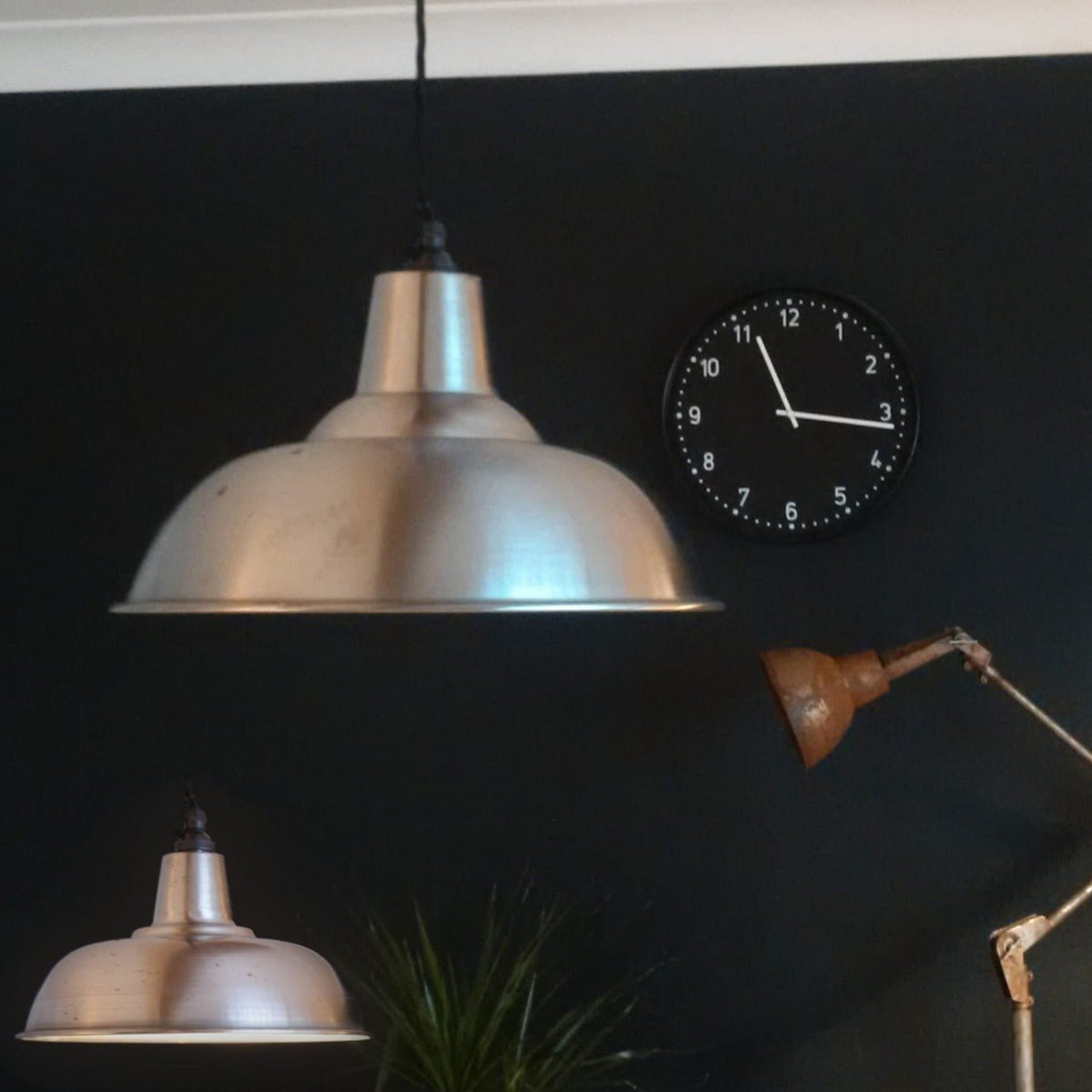 Mild Steel Polish Pendant Hanging Light Shade - 70.805A.MSP.280 - Uneeka