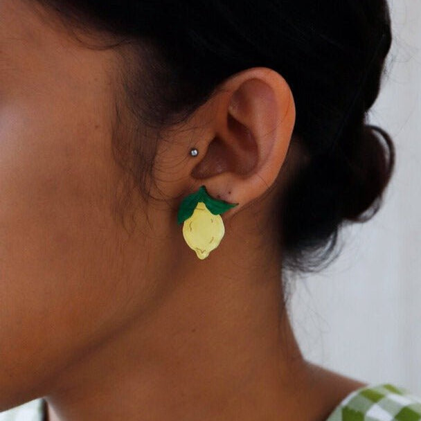 Mini Lemon Studs - GC220901S - Uneeka