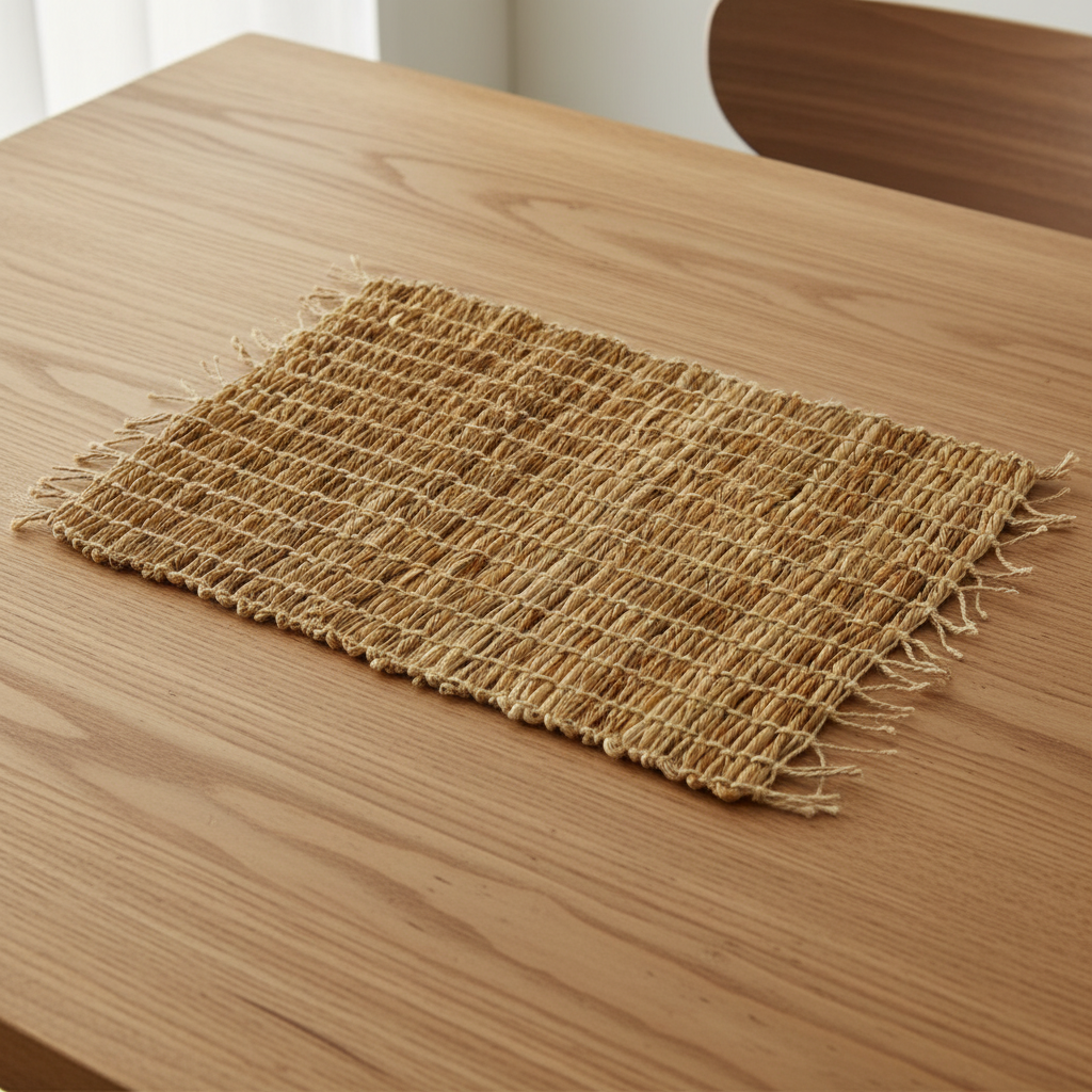 Natural Hyacinth & Jute Placemat - WHCPM - Uneeka