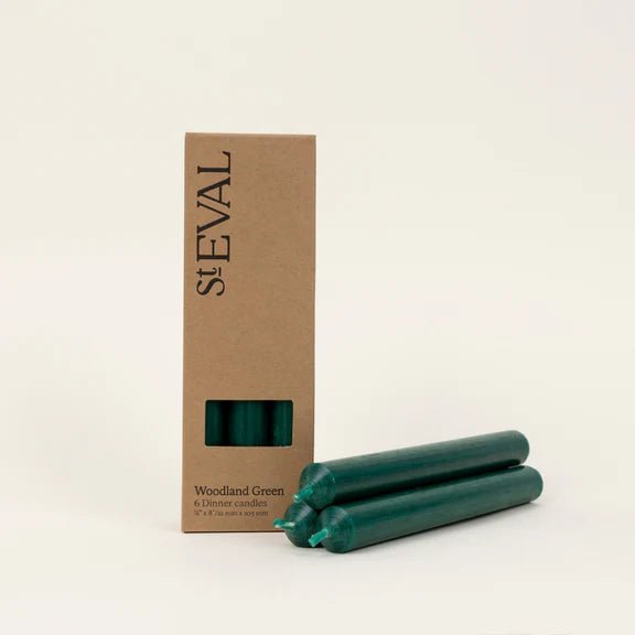 St Eval Gift Pack Dinner Candles Woodland - F00758 - Uneeka