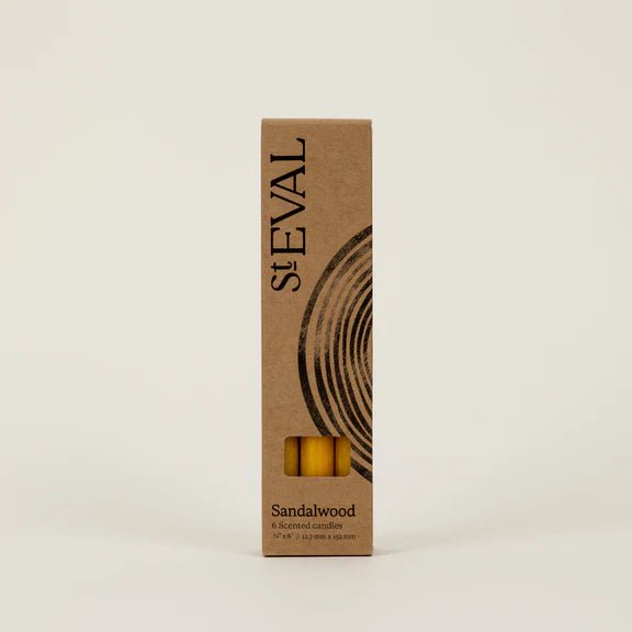 St Eval Mini Candles Pack Sandalwood - F01438 - Uneeka