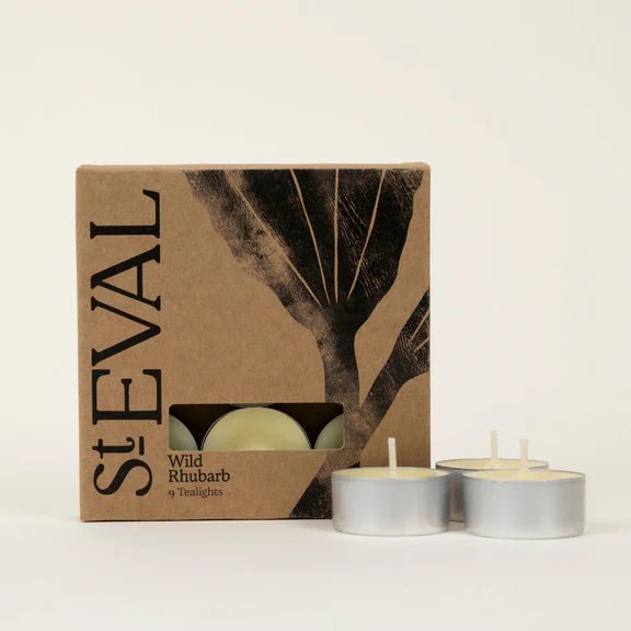 St Eval Tealights Wild Rhubarb - F01464 - Uneeka