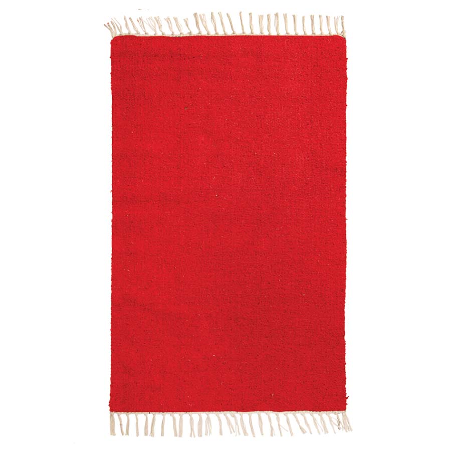 Plain Recycled Yarn 60 x 90 Rug - R18023RD - Uneeka