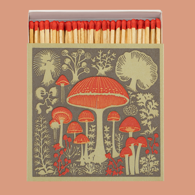 Mushroom Decorative Matchbox - B335 - Uneeka