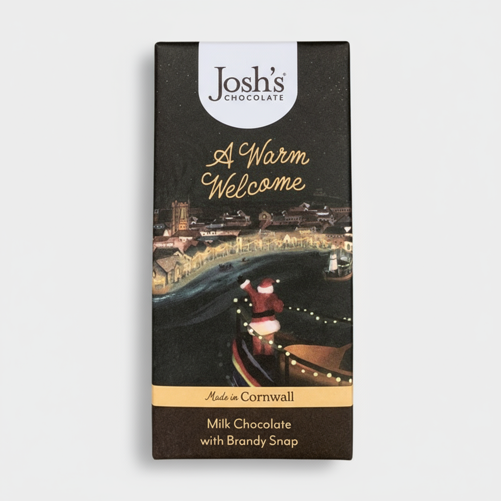 Josh's Chocolate Brandy Snap Milk Bar - A Warm Welcome - Uneeka