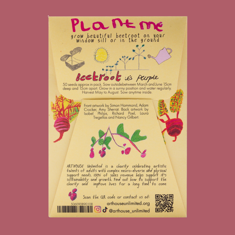 Arthouse Packet Of Beetroot Seeds - SEEDS004 - Uneeka