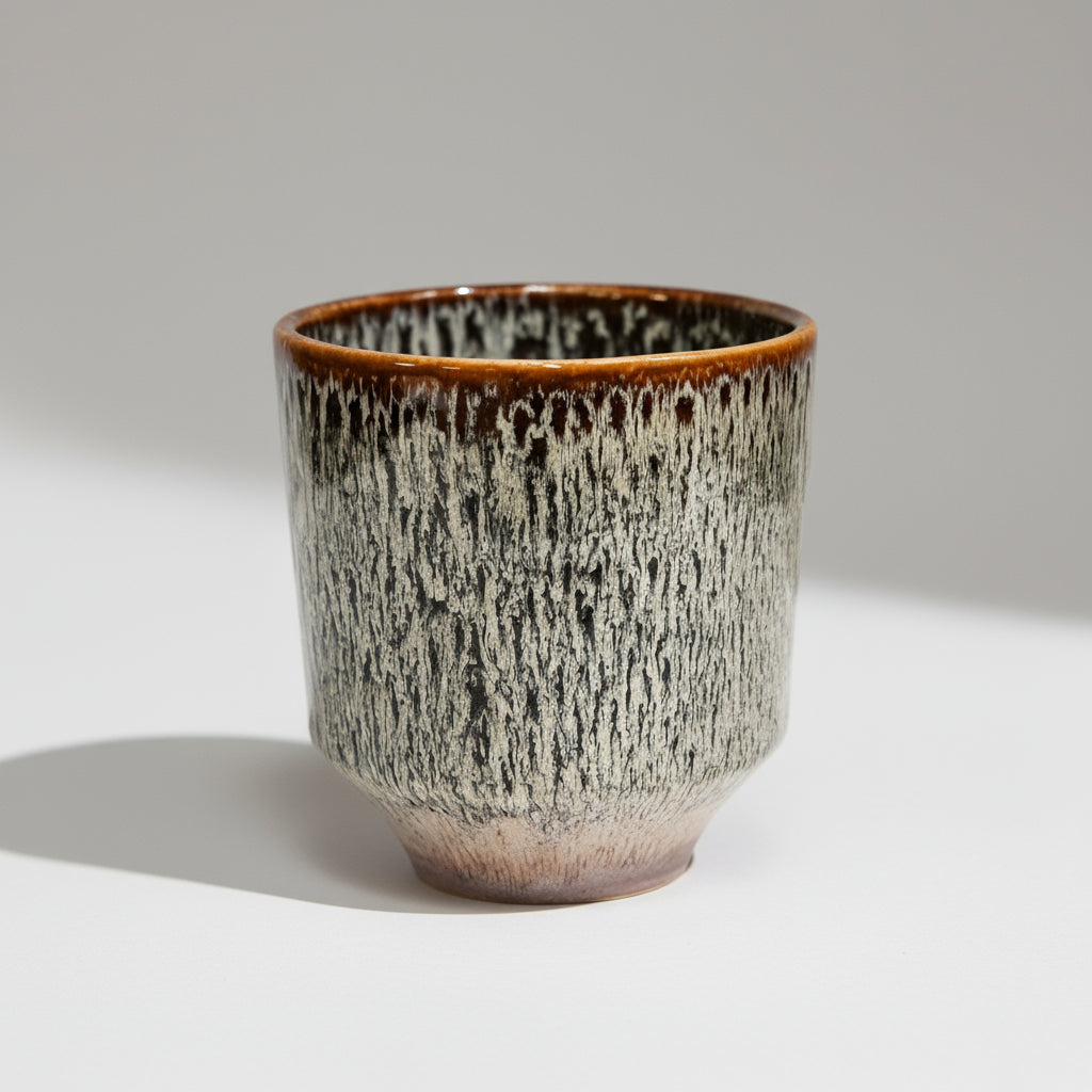 Reactive Glaze Mixed Tone Plant Pot - RGMOP13 - Uneeka