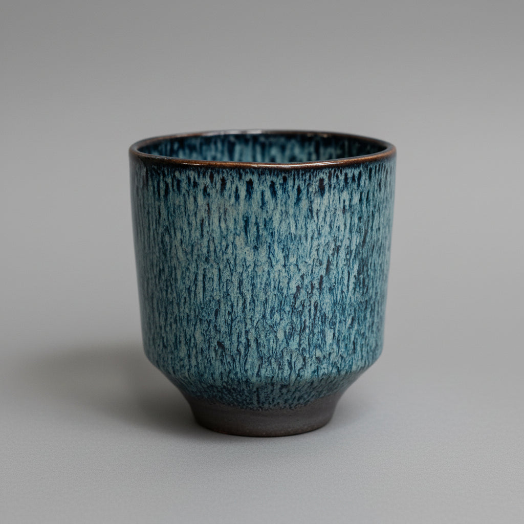 Reactive Glaze Mixed Tone Plant Pot - RGNOP13 - Uneeka