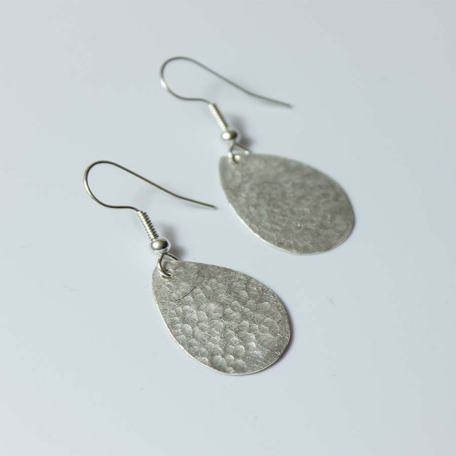 Silver Plated Mini Oval Earrings - JEBS4 - Uneeka