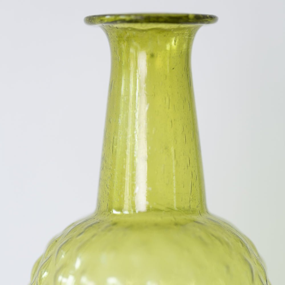 Textured Jade Recycled Glass Vase - MK21271 - Uneeka