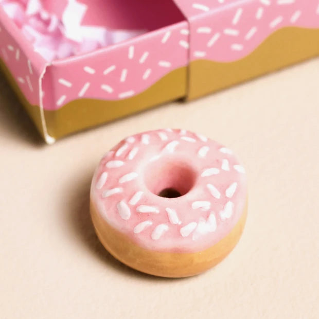 Tiny Matchbox Ceramic Doughnut Token - 82205 - Uneeka