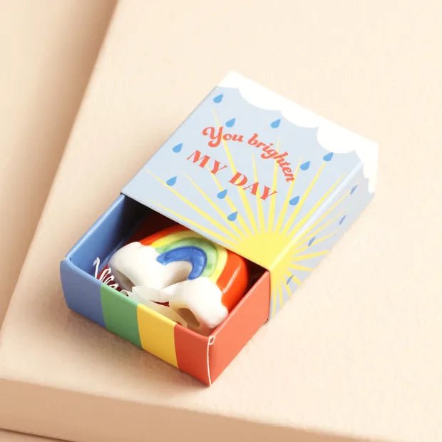 Tiny Matchbox Ceramic Rainbow Token - 72835 - Uneeka