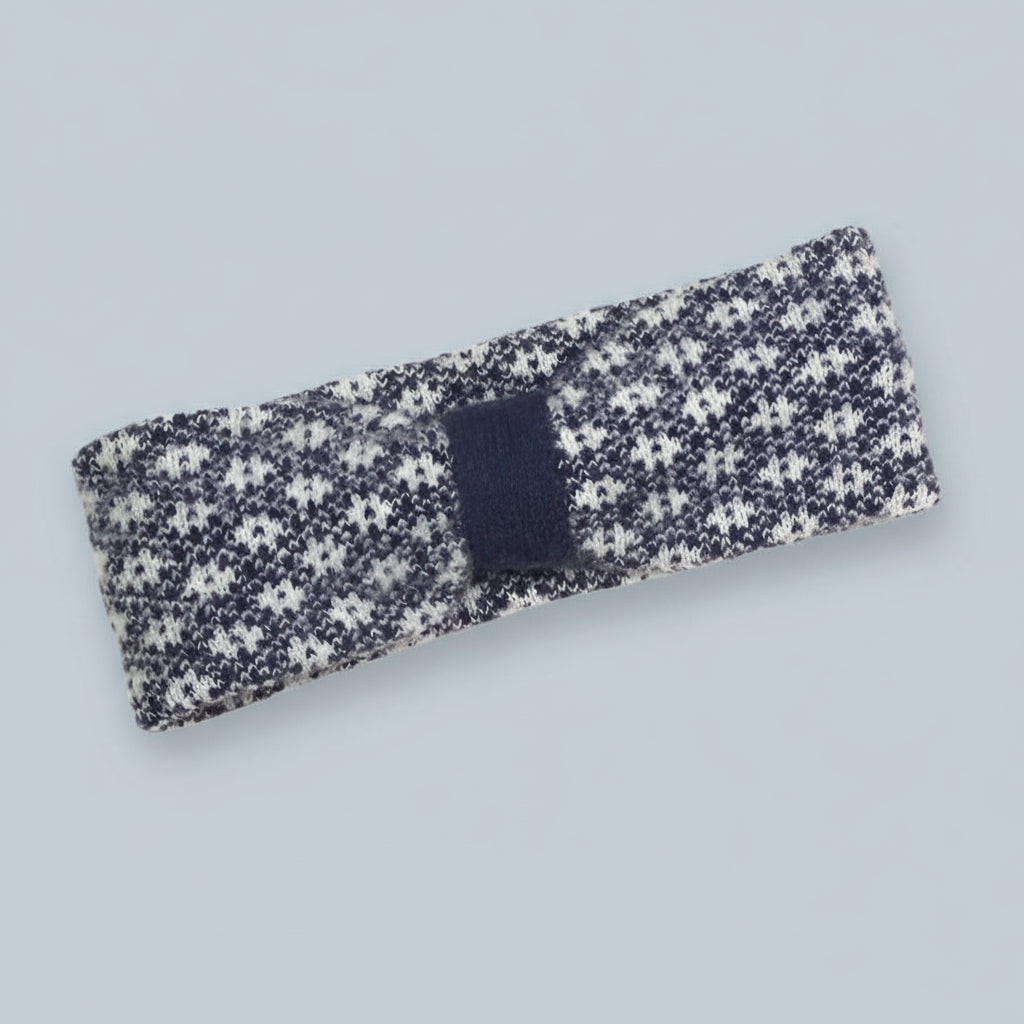 Two Tone Knitted Headband - 40535 - Uneeka