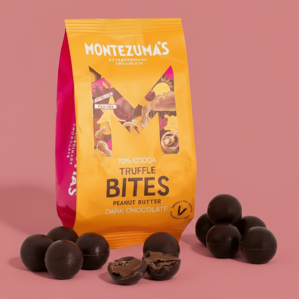 Vegan Dark Chocolate Peanut Butter Truffle Bites - MZ1570 - Uneeka