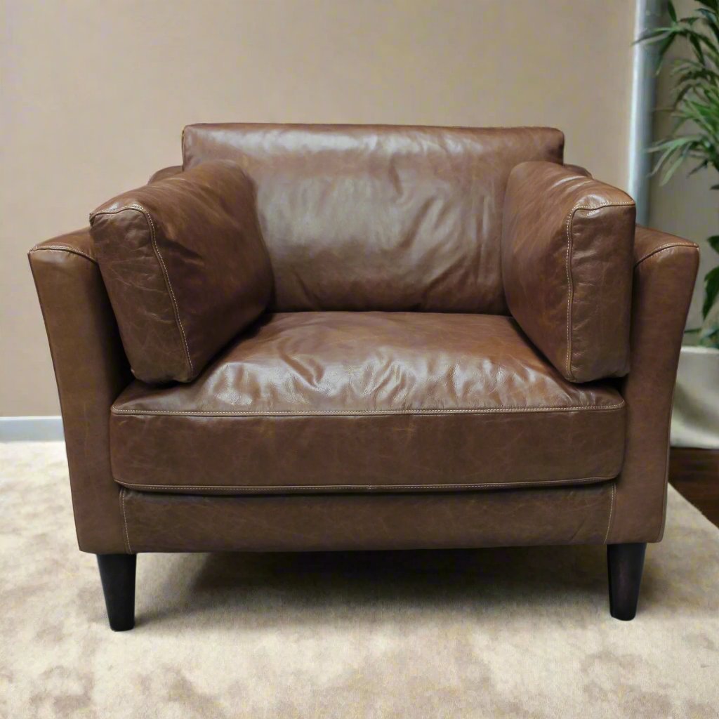 Vintage Leather Adriana Armchair - TK8882 - 1D - Uneeka