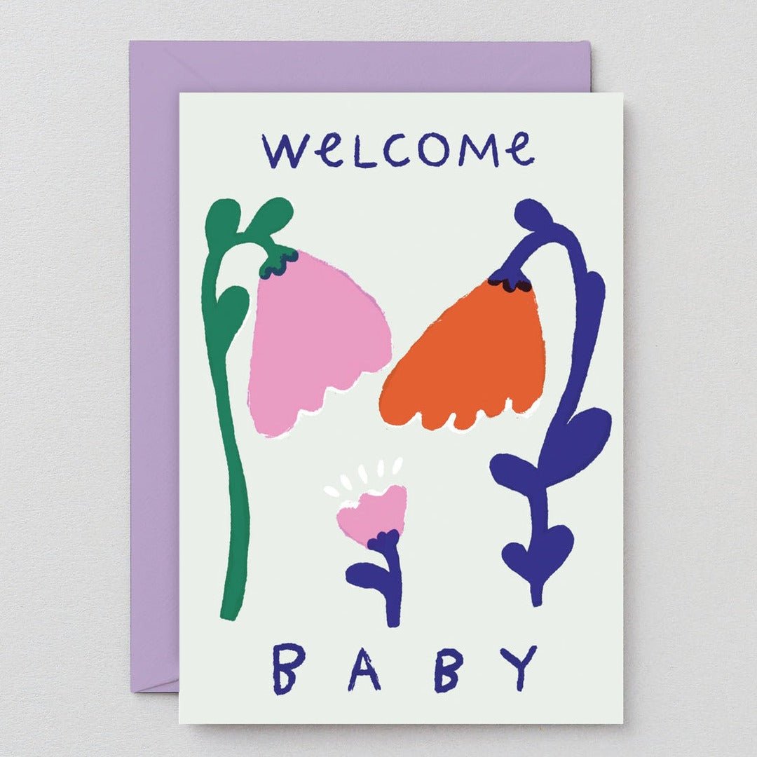 Welcome Baby Greetings Card - CRD562 - Uneeka