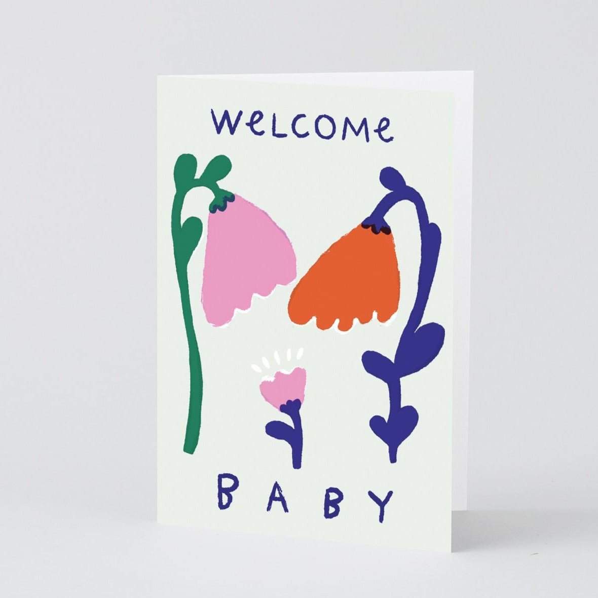 Welcome Baby Greetings Card - CRD562 - Uneeka