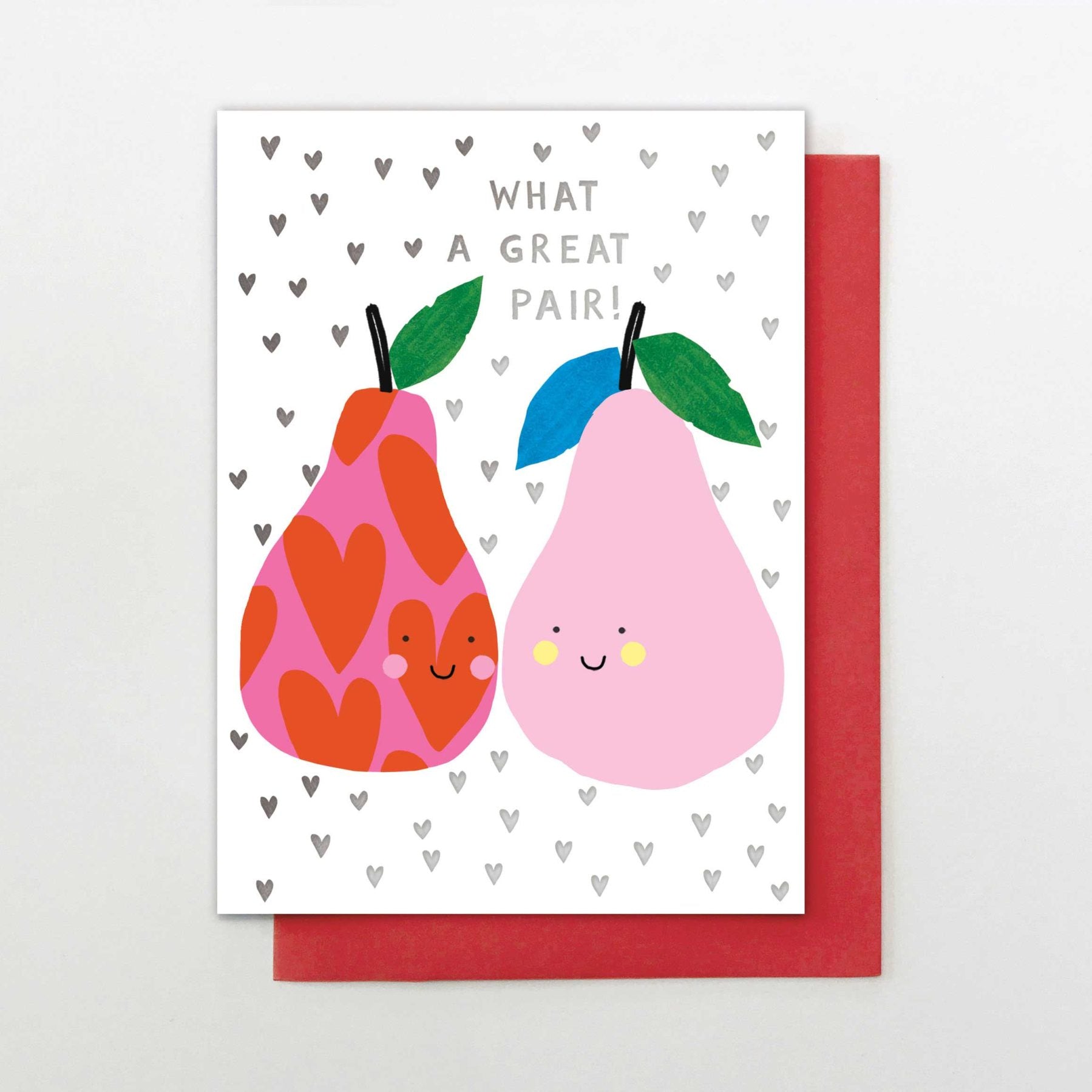 What A Great Pair Pear Fruit Greetings Card - IN19 - Uneeka