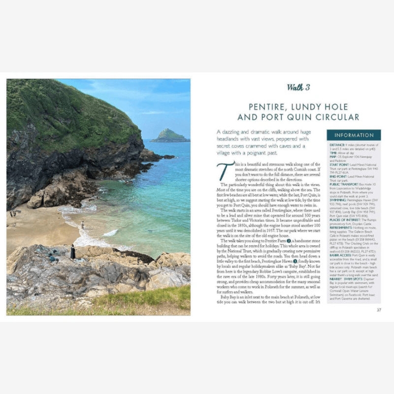 Wild Swimming Walks Cornwall Guide Book - B054873 FALMOUTH - Uneeka